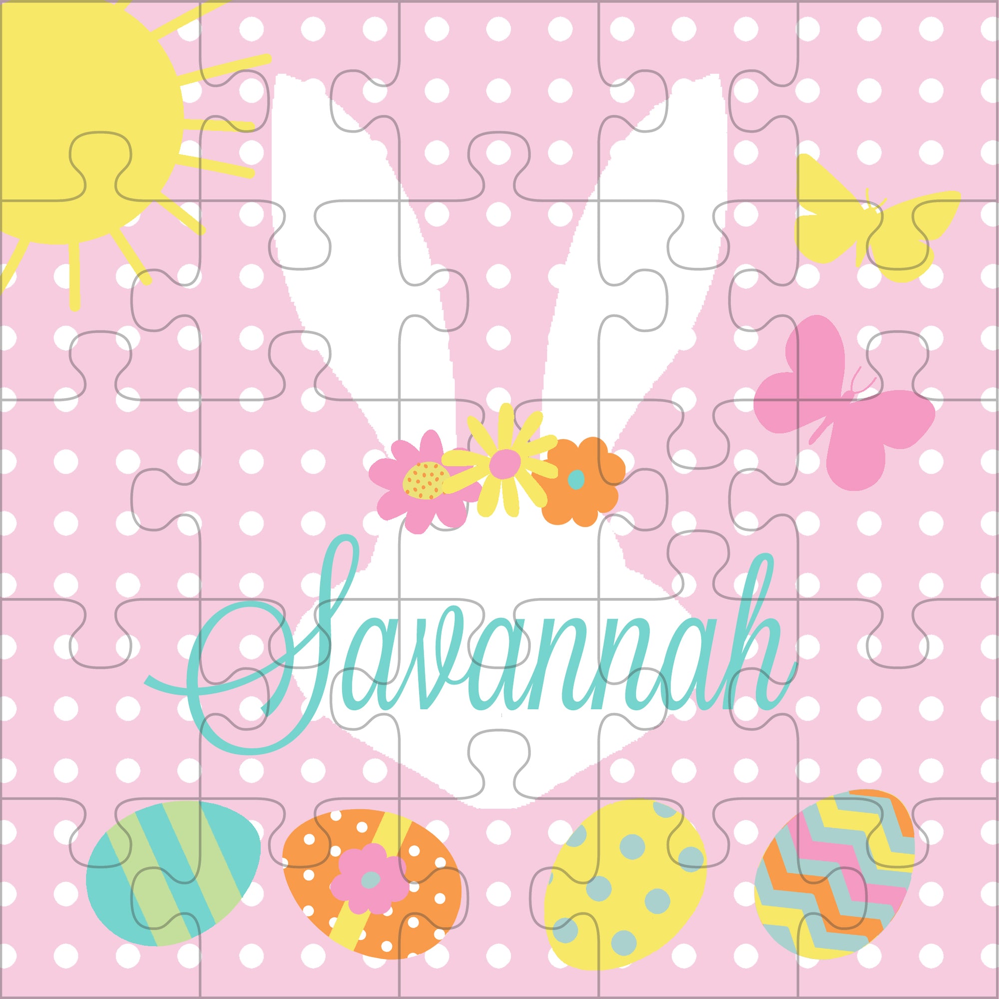 Personalized Easter Puzzle for Kids