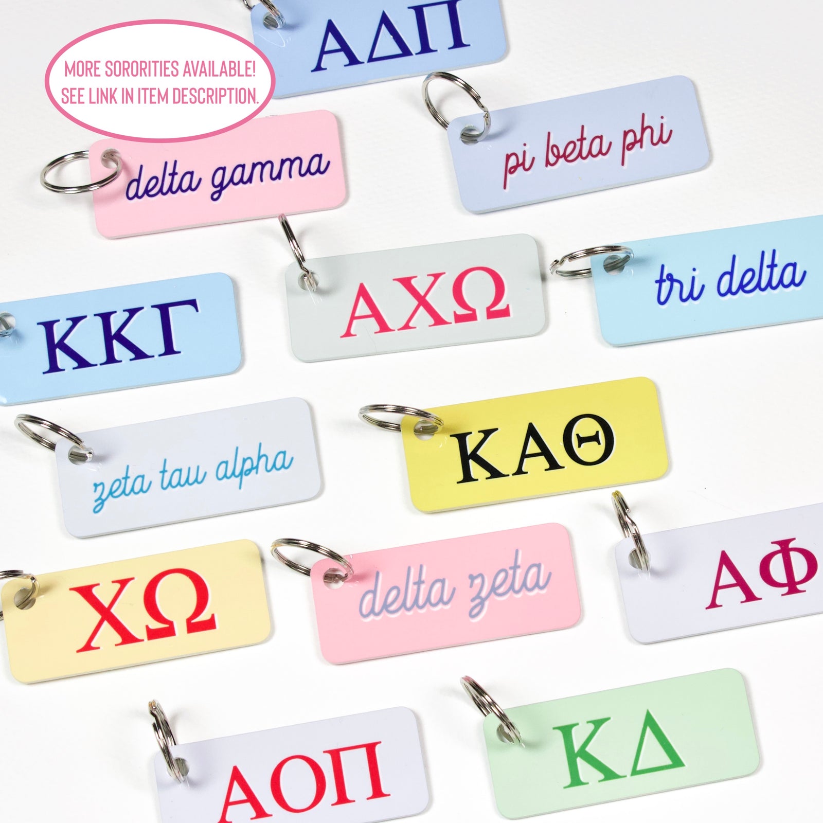 Sorority Key Ring