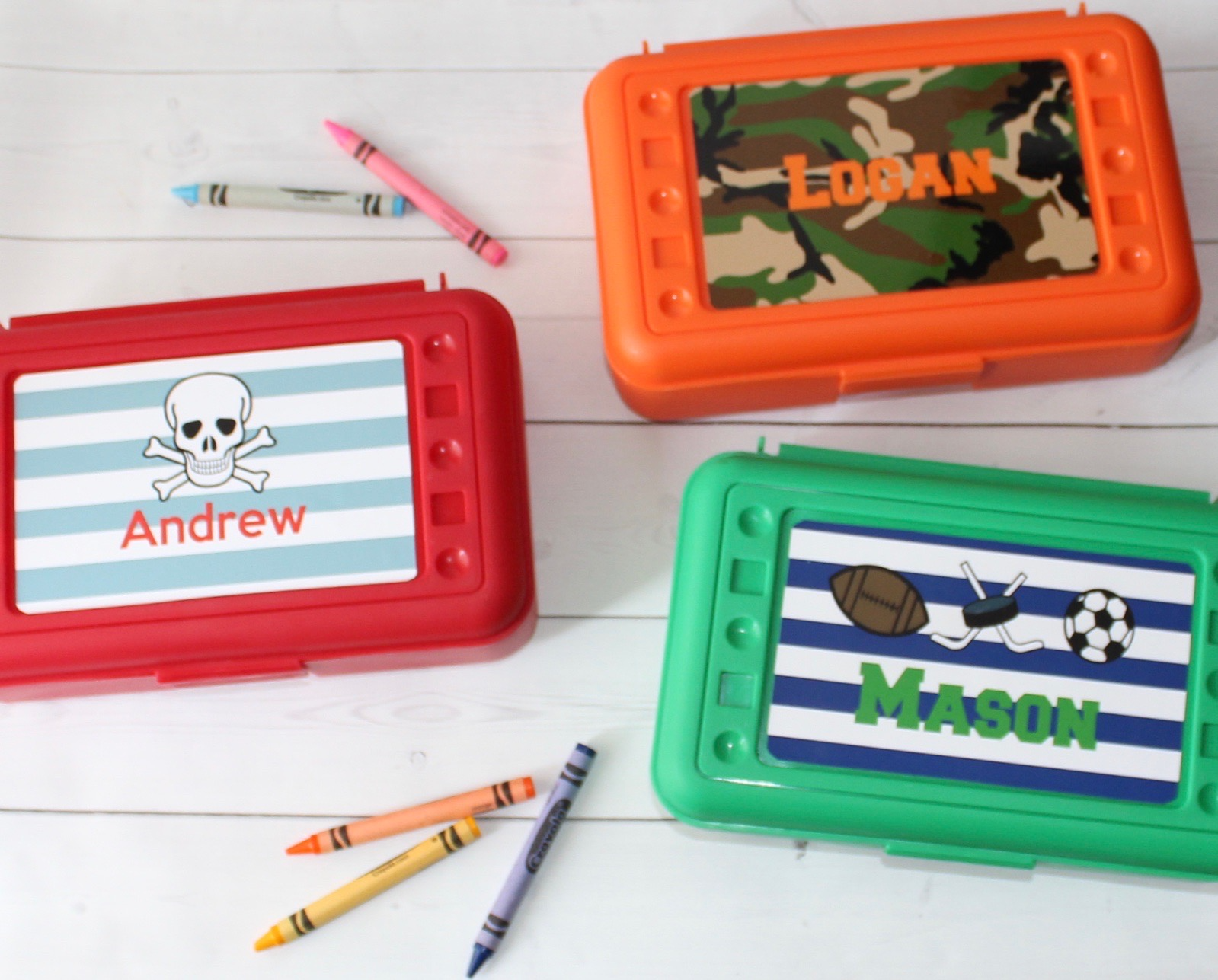 Personalized School Pencil Box - All options