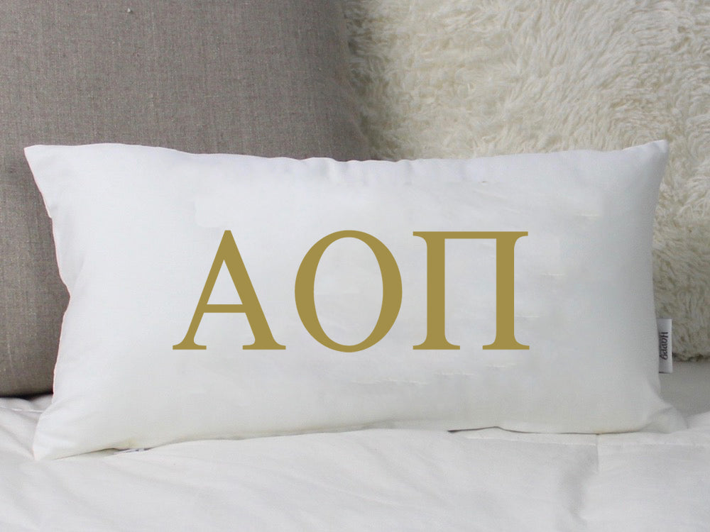 Alpha Omicron Pi pillow