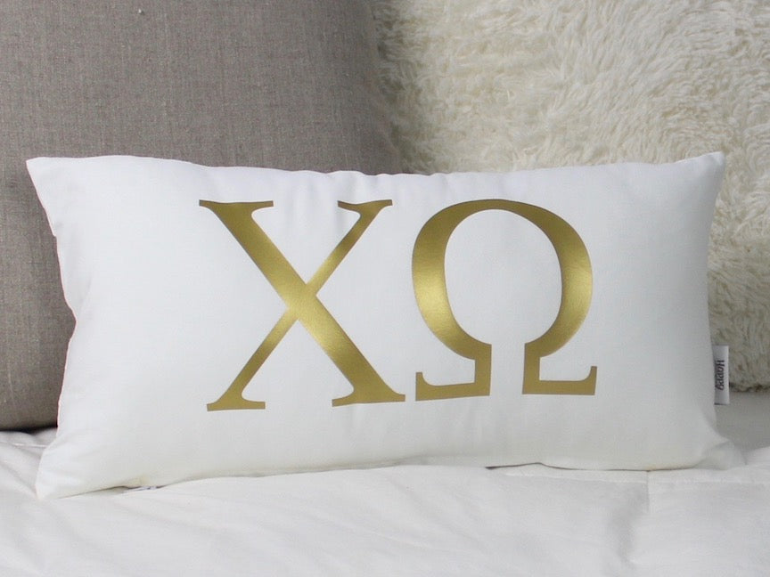 Chi Omega  Sorority Throw Pillow