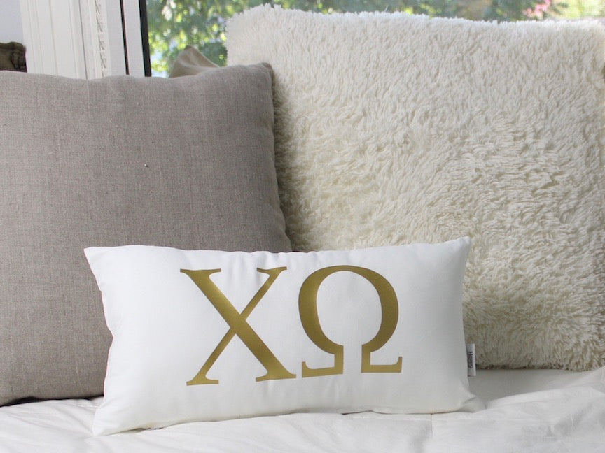 Chi Omega  Sorority Throw Pillow