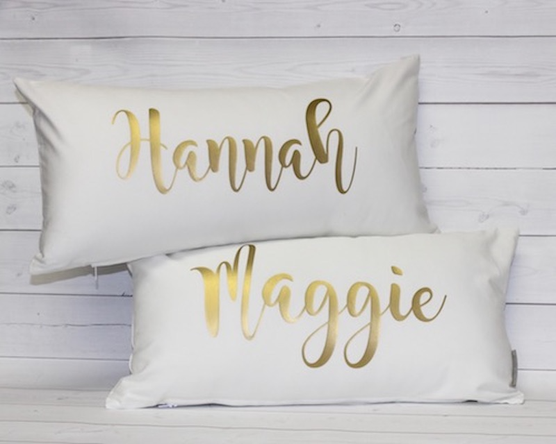 Personalized Throw Pillow - Monogram, Name or Text