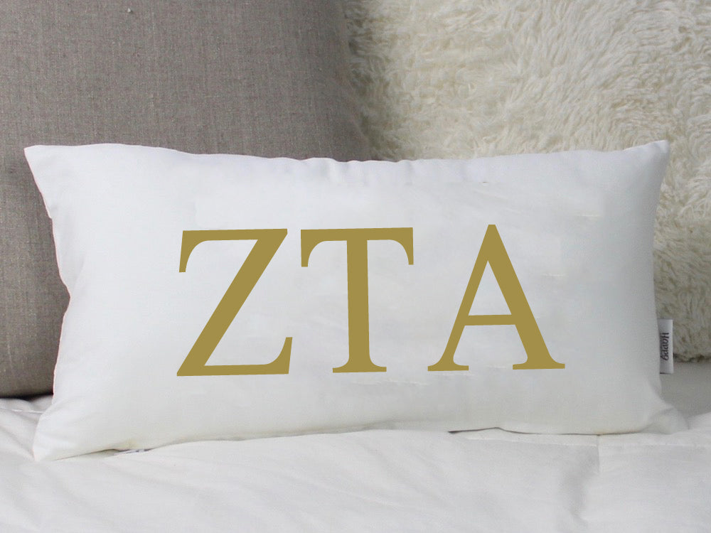 Zeta Tau Alpha sorority pillow