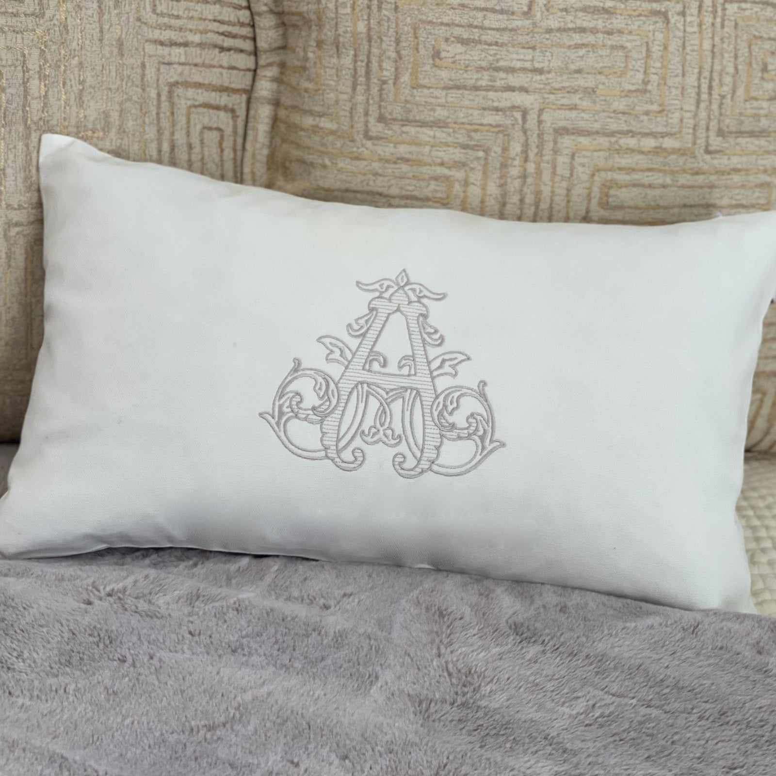 Monogrammed Throw Pillow