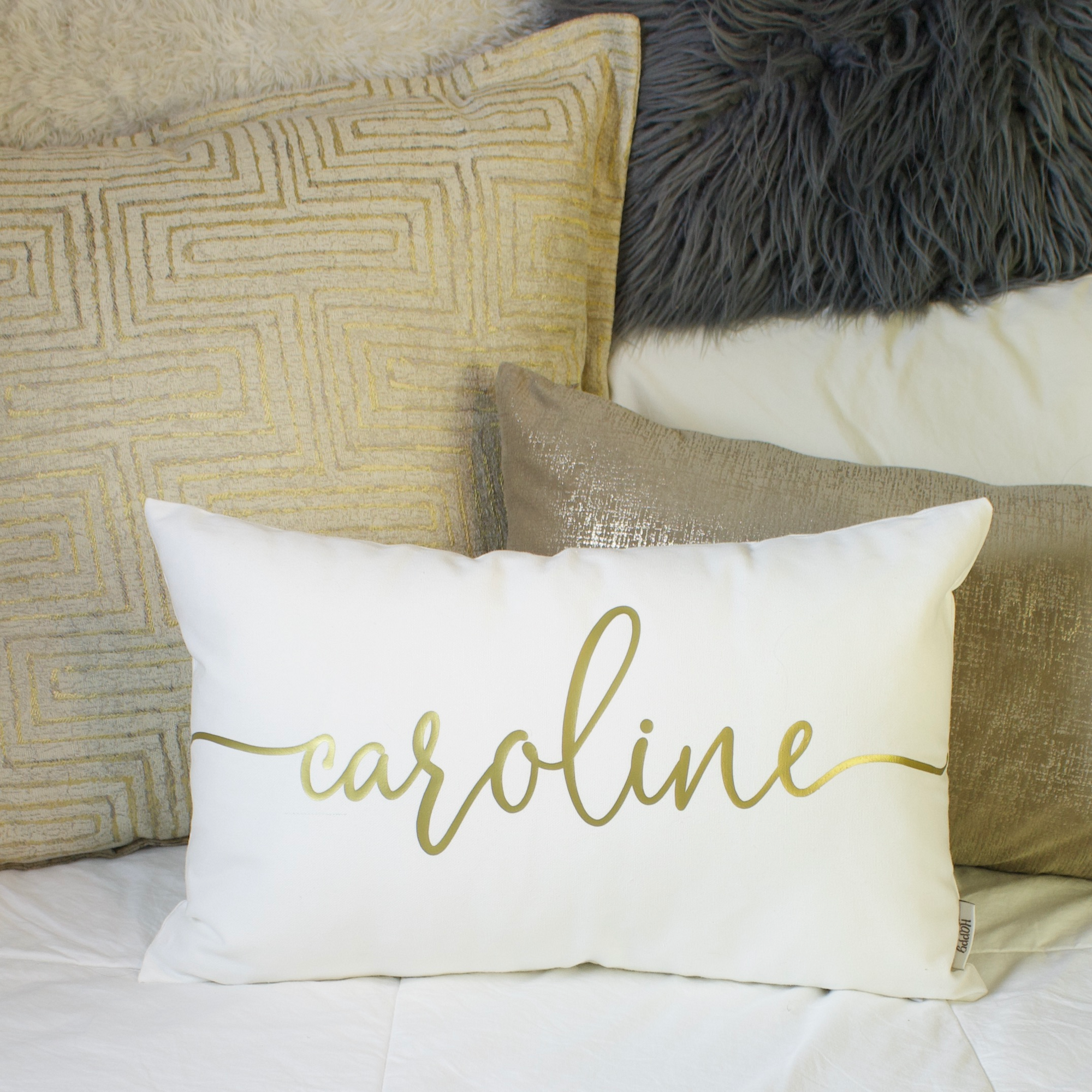 Personalized Throw Pillow - Monogram, Name or Text