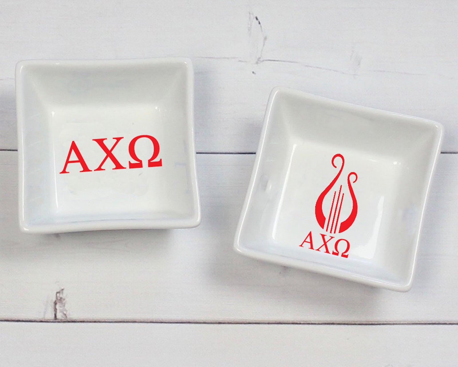 Alpha Chi Omega Sorority Ring / Pin Dish