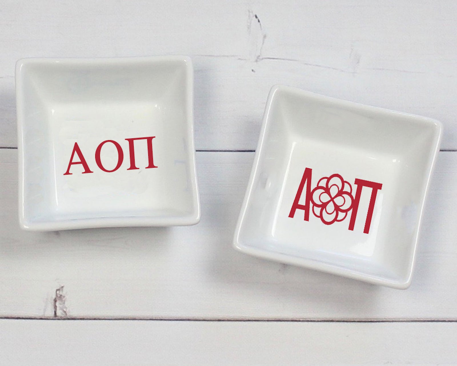 Alpha Omicron Pi Sorority Ring / Pin Dish