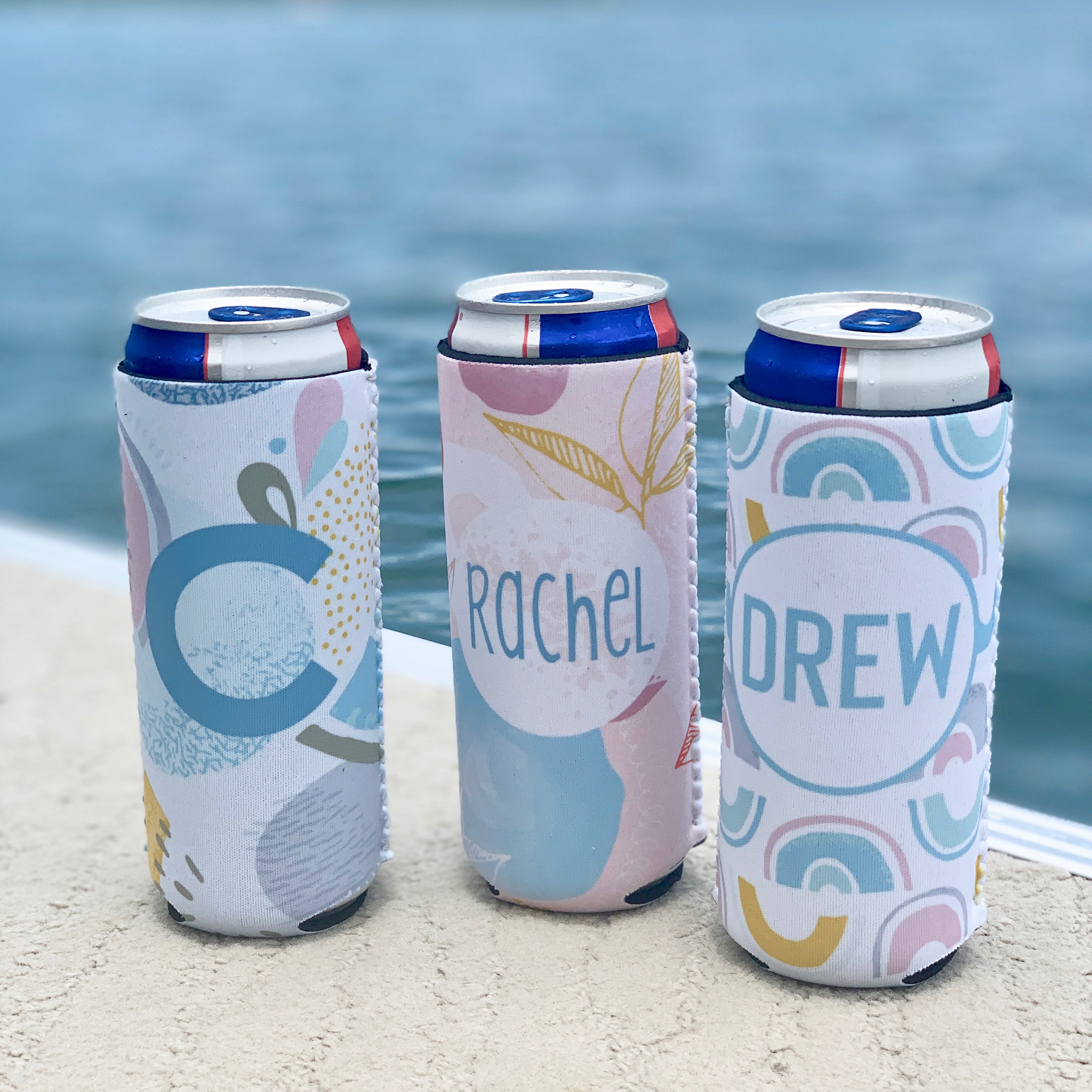 Personalized Skinny Can Holder