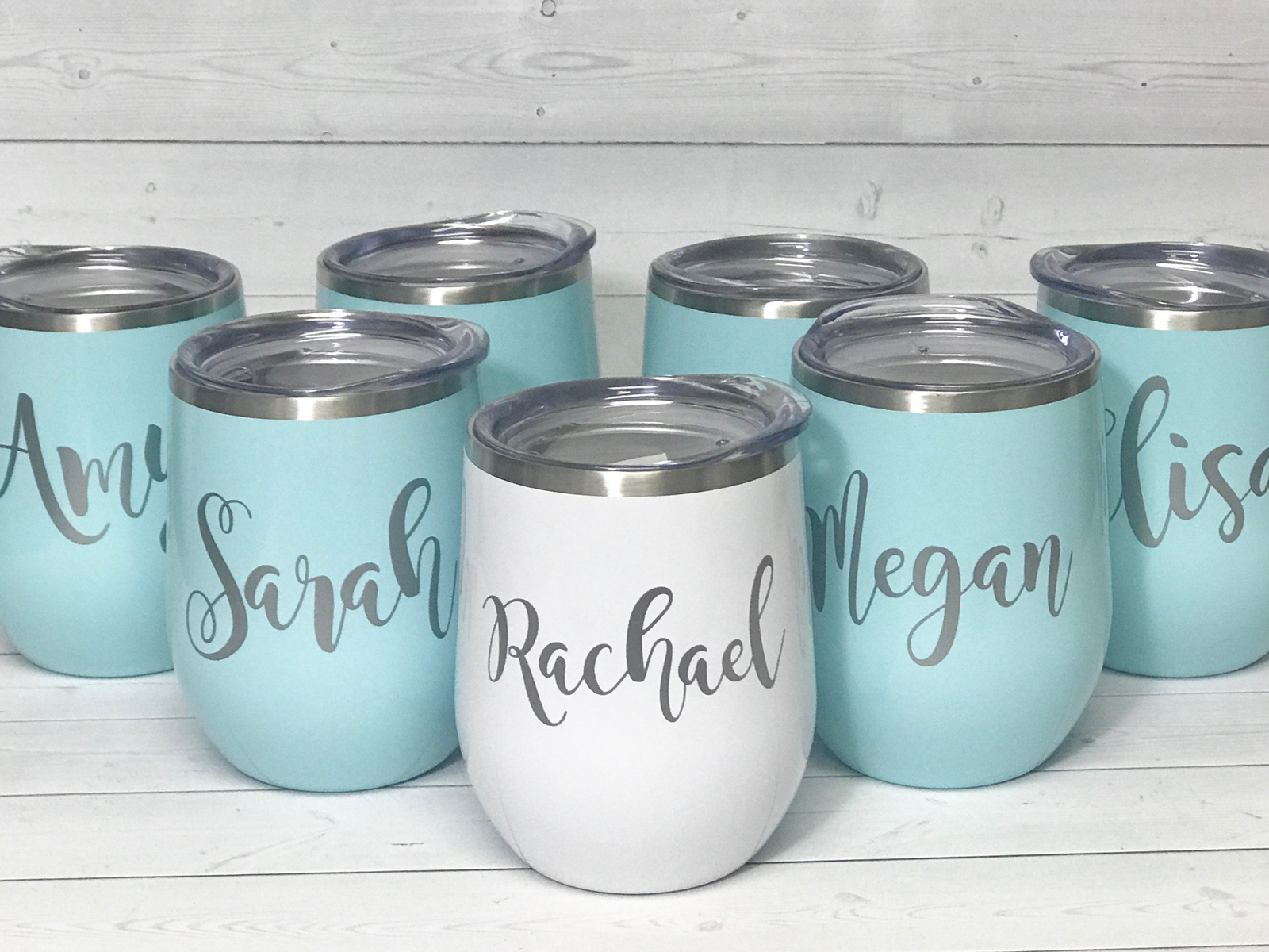 Stemless Wine Tumbler with Straw