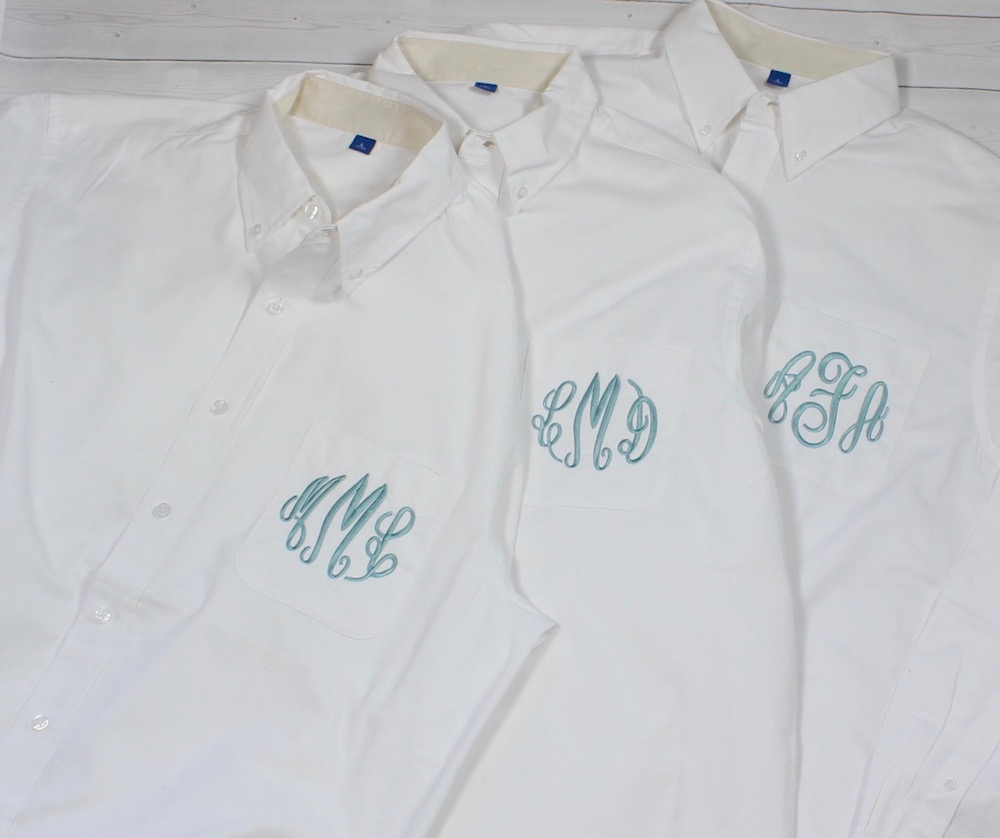 Personalized Monogrammed Button-Down Shirt