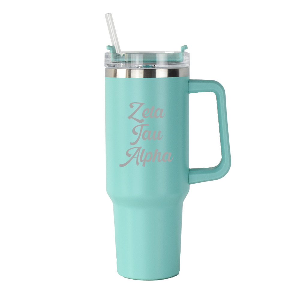 40 Ounce Tumbler with Sorority Engraving